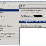 SQL Server Replication – Setup and configure a SQL Server 2000 as a main Publisher/Distributor – Part 2 of 4