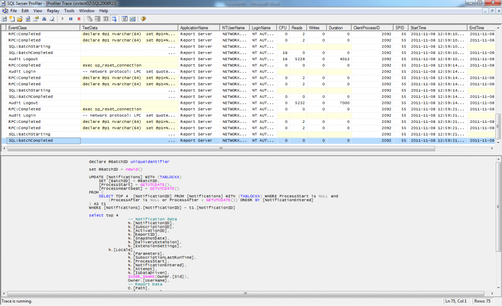SQL Server – Steps to create the Profiler Trace | Varinder Sandhu