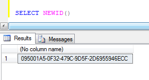 SQL Server – NEWID () vs. NEWSEQUENTIALID () | Varinder Sandhu