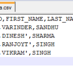 Oracle – Import data from CSV file using SQL Loader